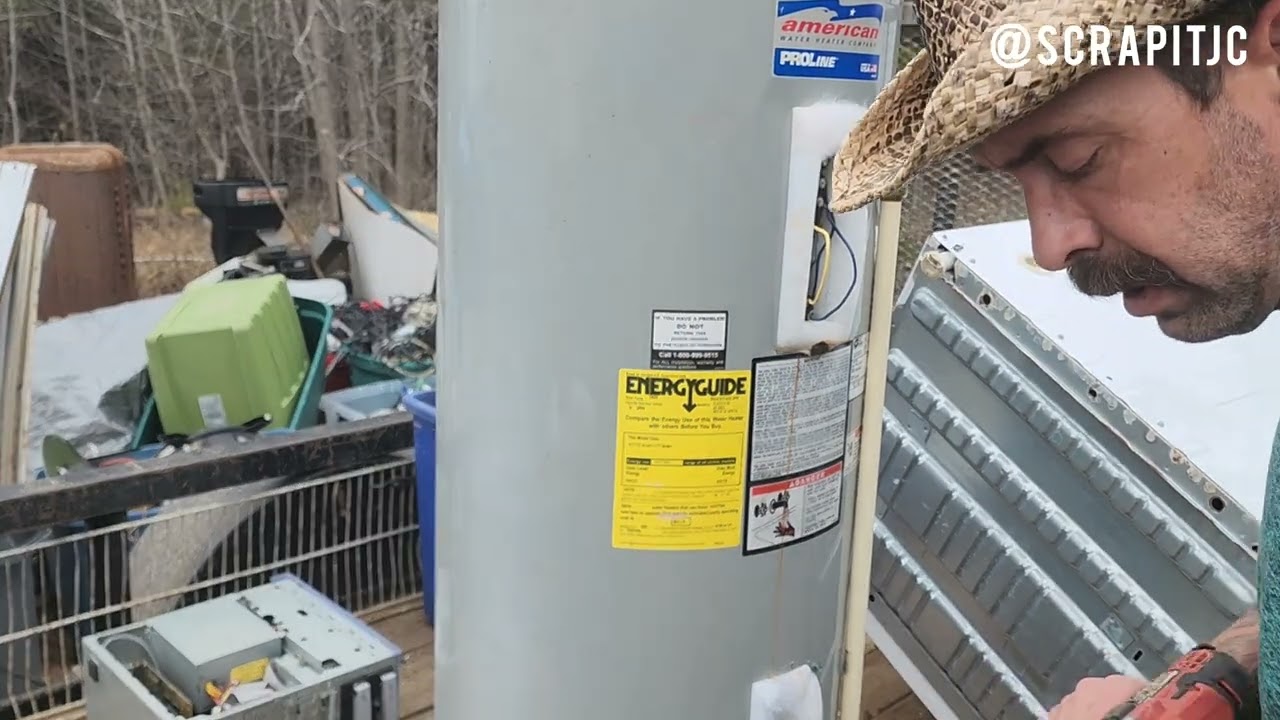Field Strip a Water heater for scrap #scraplife #howto