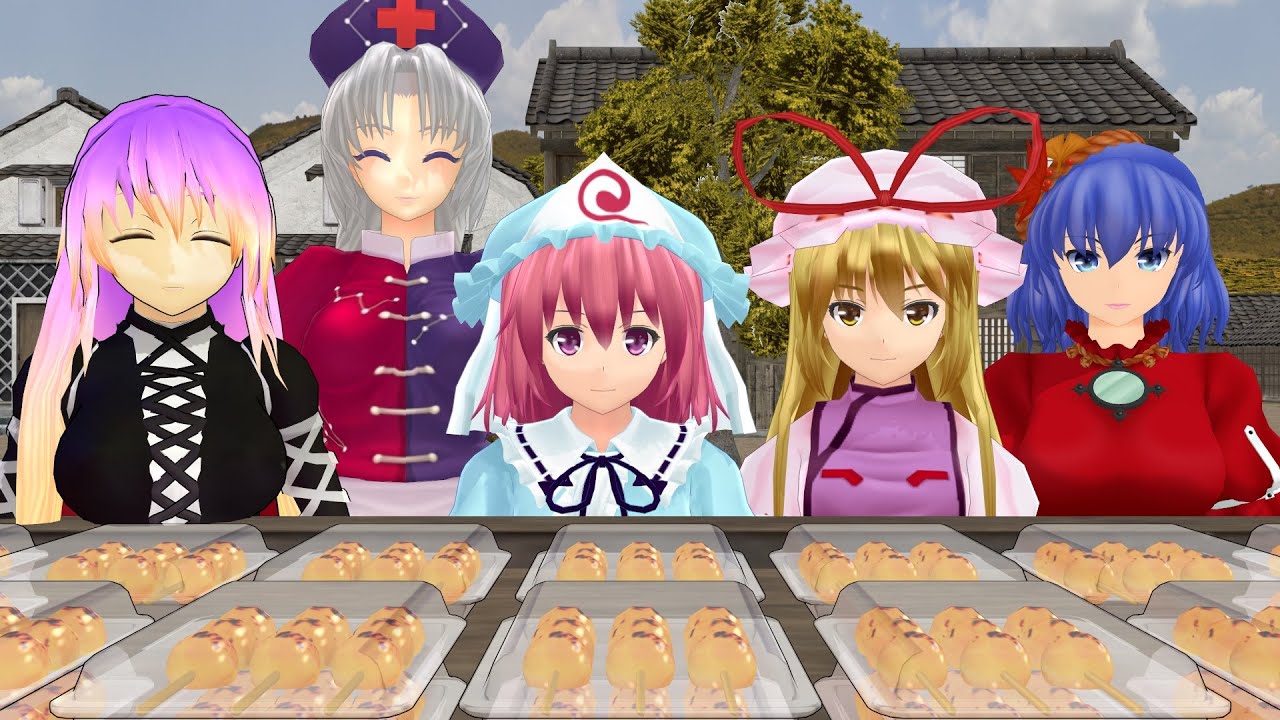 【東方MMD】ある日の五大老４【ＭＭＤ紙芝居】【八雲紫】【八意永琳】【西行寺幽々子】【聖白蓮】【八坂神奈子】【射命丸文】東方mmd