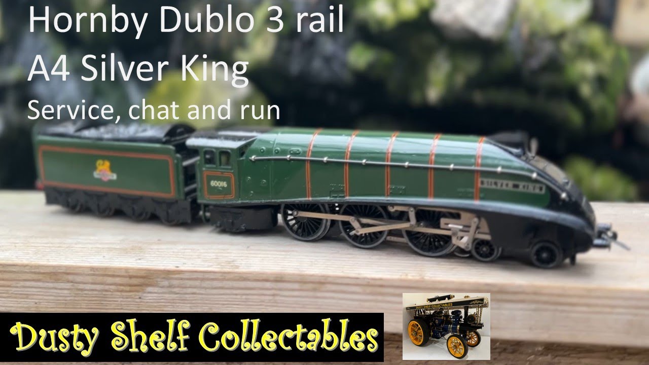 Hornby Dublo 3 rail Silver King A4 Loco - Service, Chat and Run