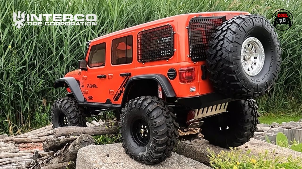Axial SCX10 III Jeep Rubicon /  I Test The INTERCO SUPER SWAMPER Tires on my crawler course