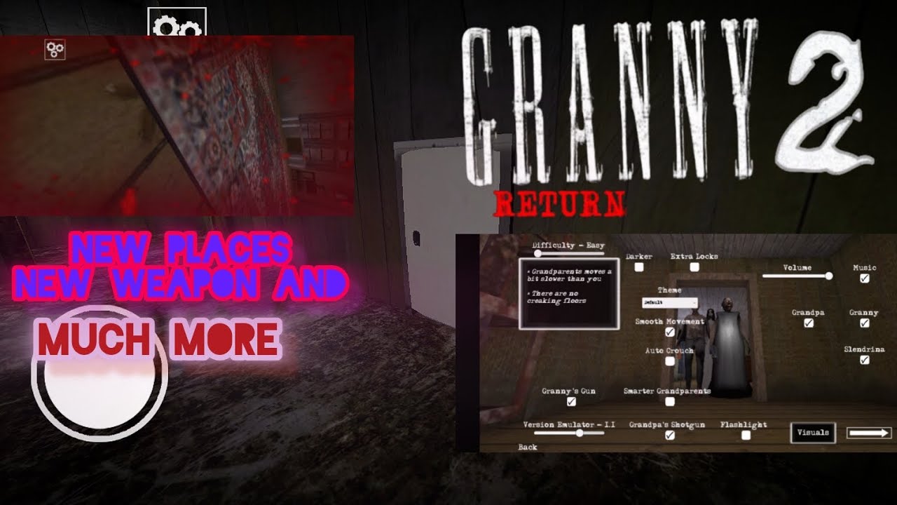 GRANNY 2 RETURN IN EASY FUNNY SHOWCASE GAMEPLAY 💀🔥