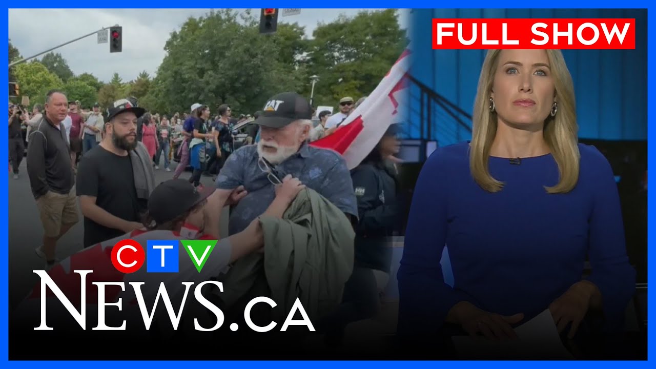 Pro- and anti-immigration protests clash in Toronto | CTV National News for Saturday, Sept. 13, 2025