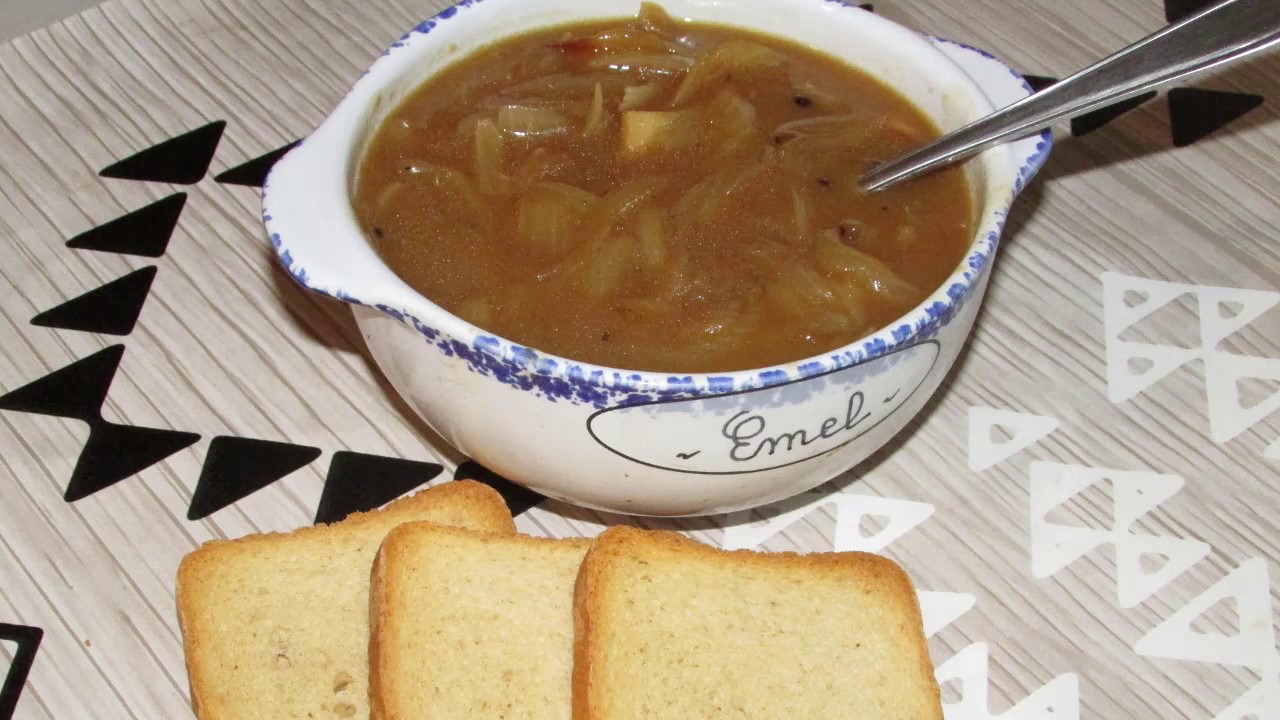 SOUPE A L'OIGNON FACILE ET RAPIDE