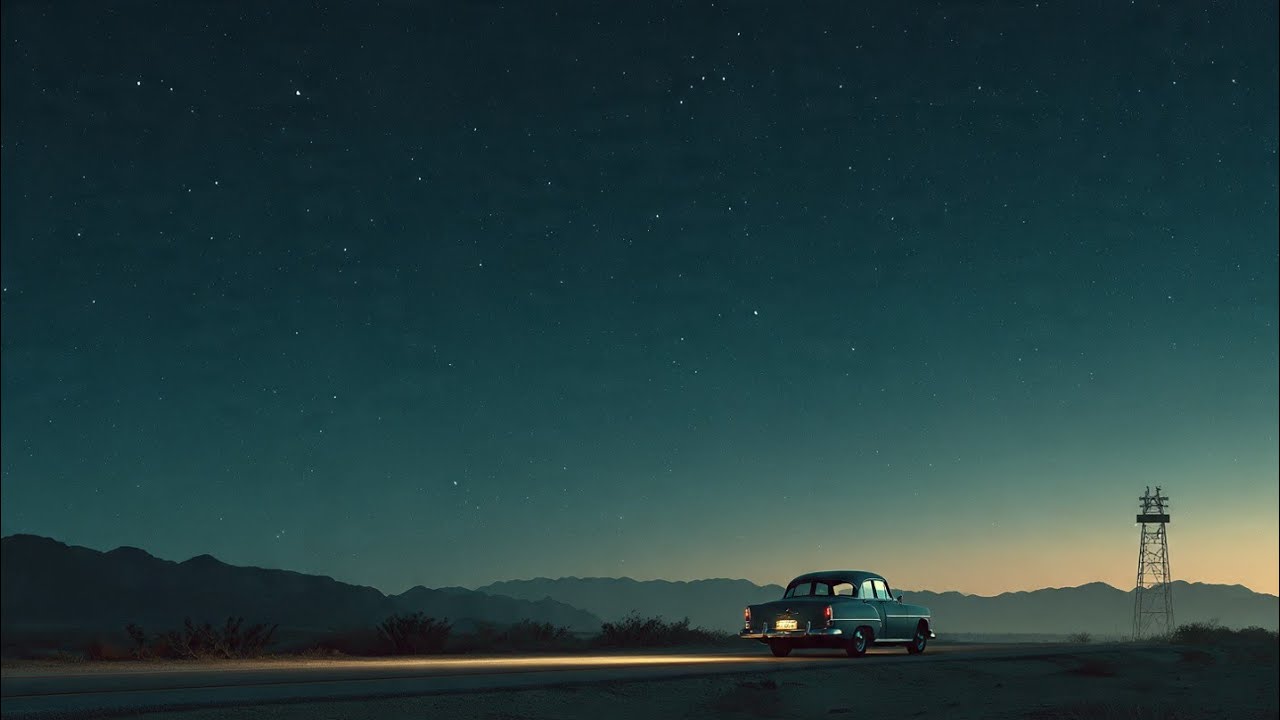 Desert Signal | Retro Dark Synthwave Night Drive