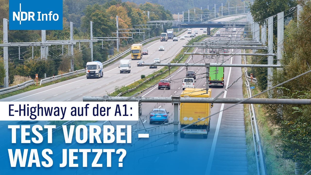 E-Highway auf der A1: Testbetrieb beendet – Aus für Oberleitungs-Lkw? | NDR Info