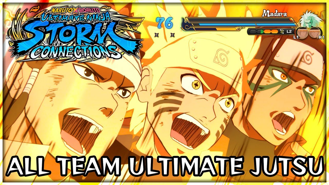Naruto x Boruto Ultimate Ninja Storm Connections - All Team Ultimate Jutsus [с DLC Packs 1-5]