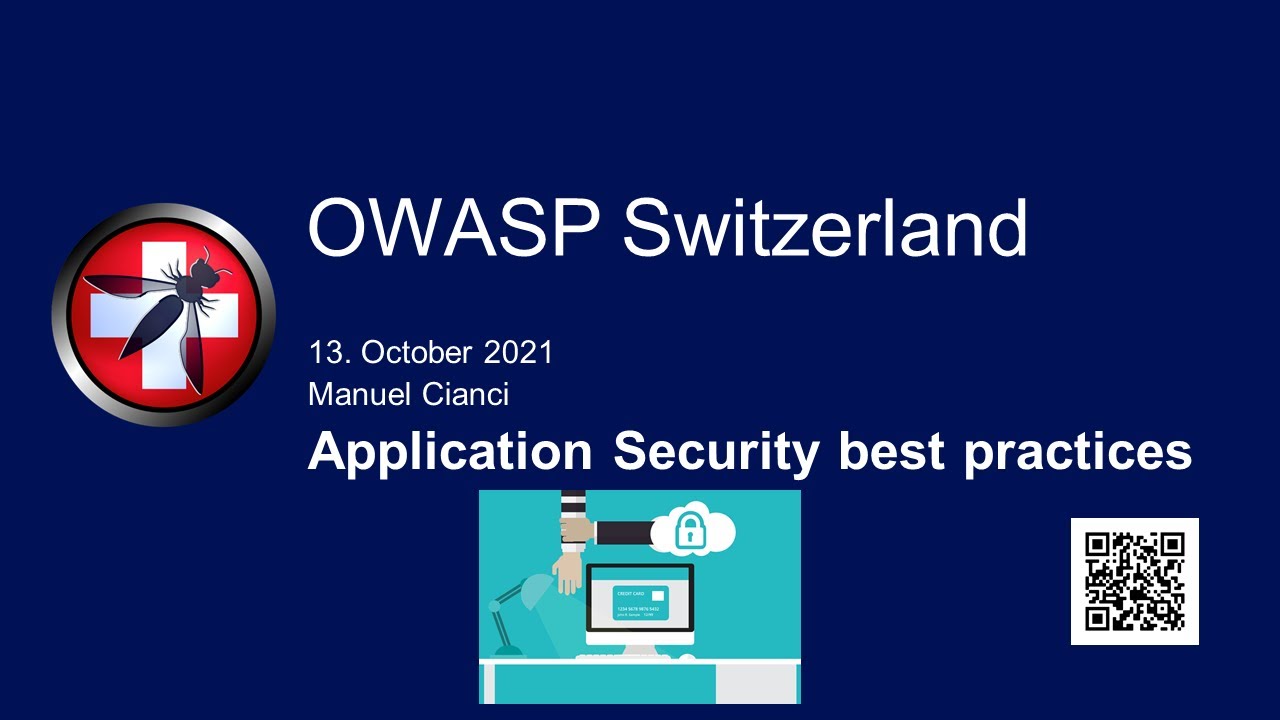 Application Security best practices