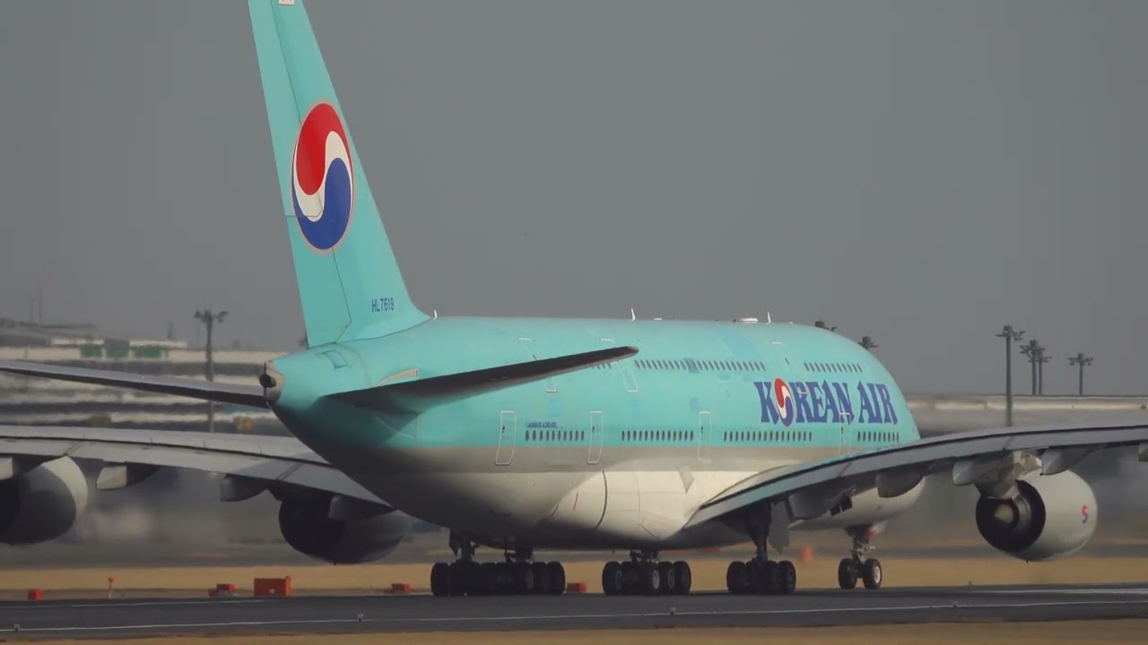 【4K】成田空港　A380　4連発！！この日はラニ君がトラブルで帰ってきませんでした。　成田16R　Takeoff＆Landing