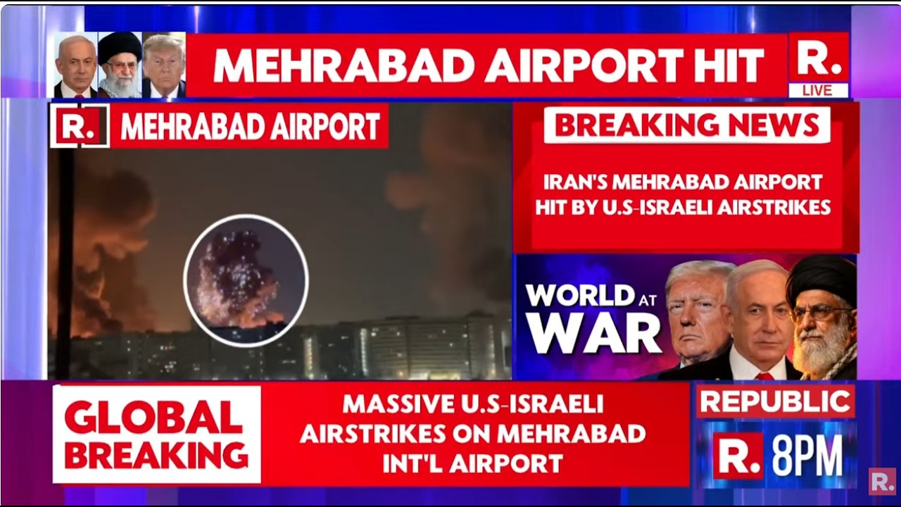 US-Israel Iran War LIVE: Iran's Mehrabad International Airport Hit By Airstrikes