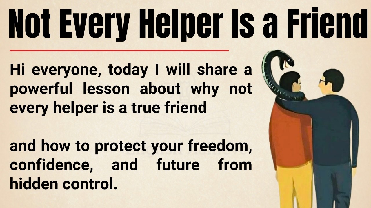 Not Every Helper Is a Friend ❌ | Protect Your Freedom from Hidden Control & Emotional Manipulation 🔥
