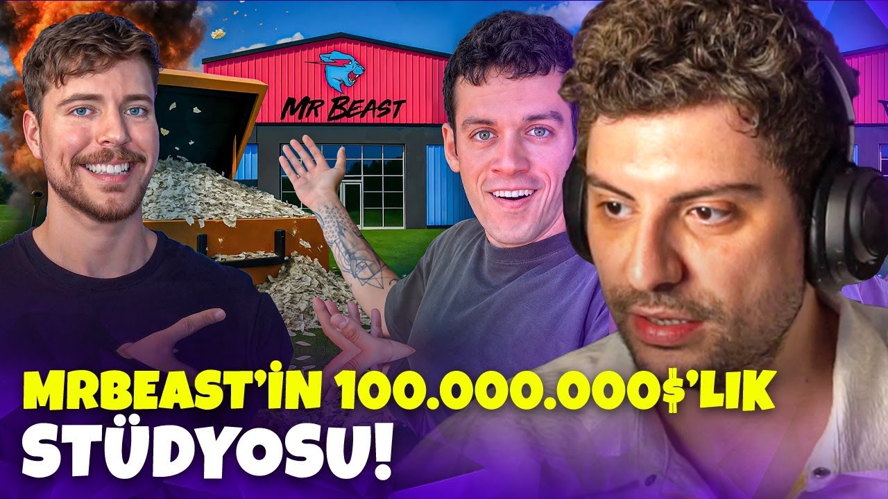 HYPE ''MRBEAST’İN 100.000.000$’LIK STÜDYOSU!'' VİDEOSUNU İZLİYOR! | Orkun Işıtmak