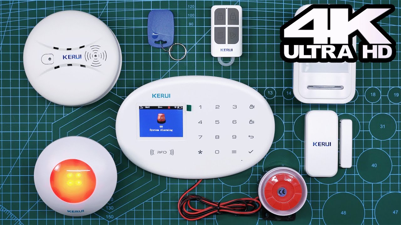 DIY Home Security Alarm System Kit GSM WiFi 2021 Kerui Complete Setup