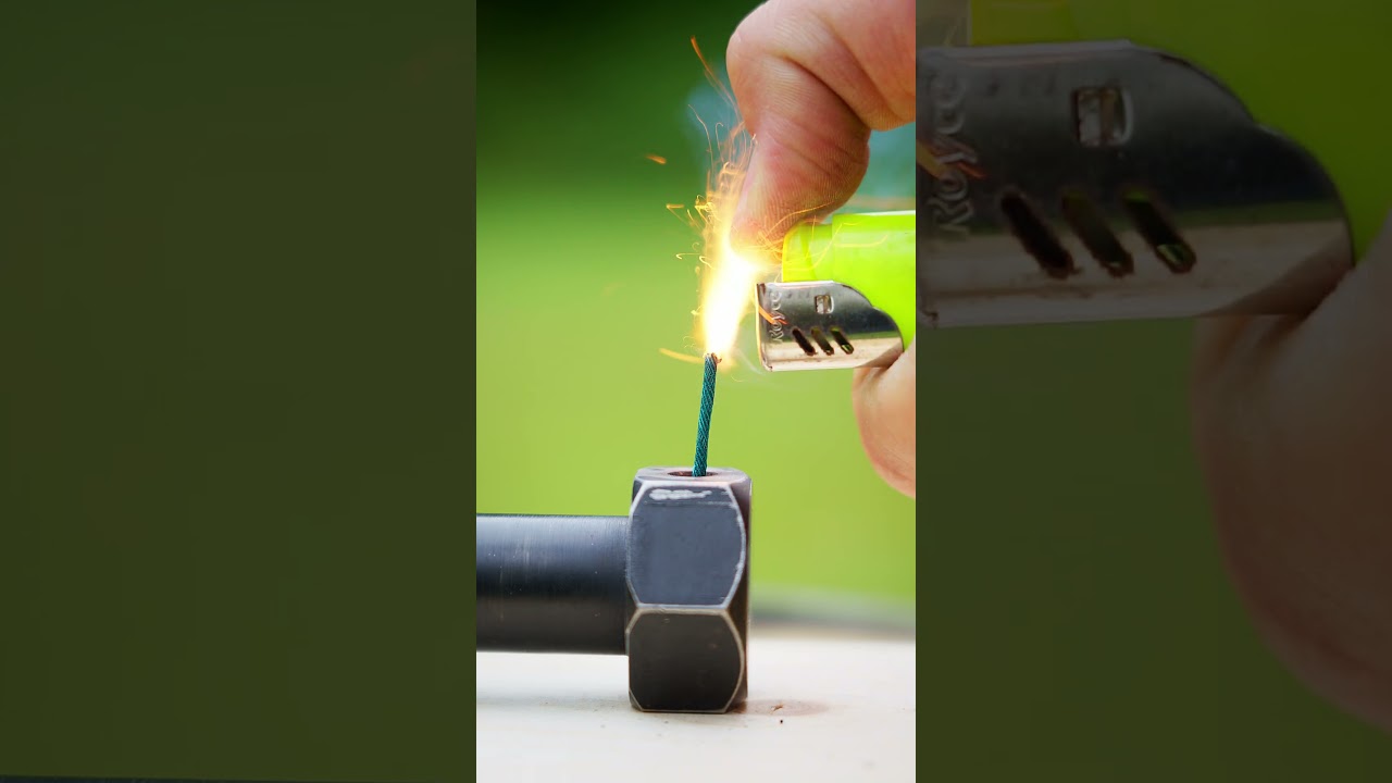 Bolt and Nut powerful mini CANNON - Long range SHOOTING  #mrmichal #longrangeshooting #boltandnut