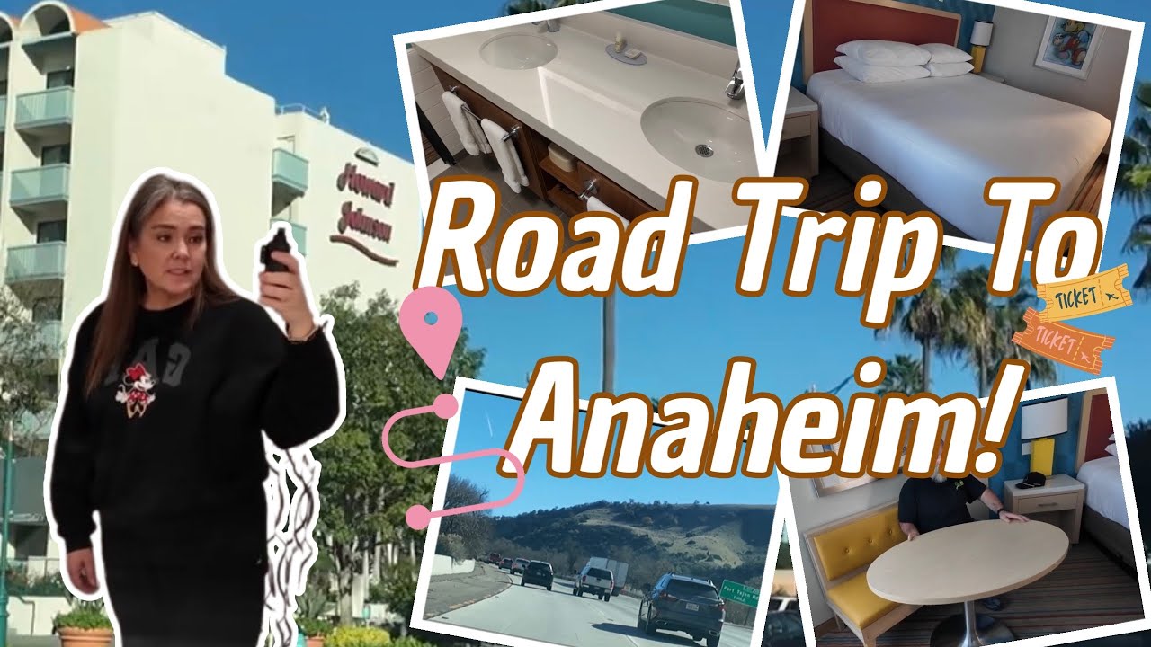 Road Trip To Anaheim For My 50th Birthday, plus a room tour at the Howard Johnson.