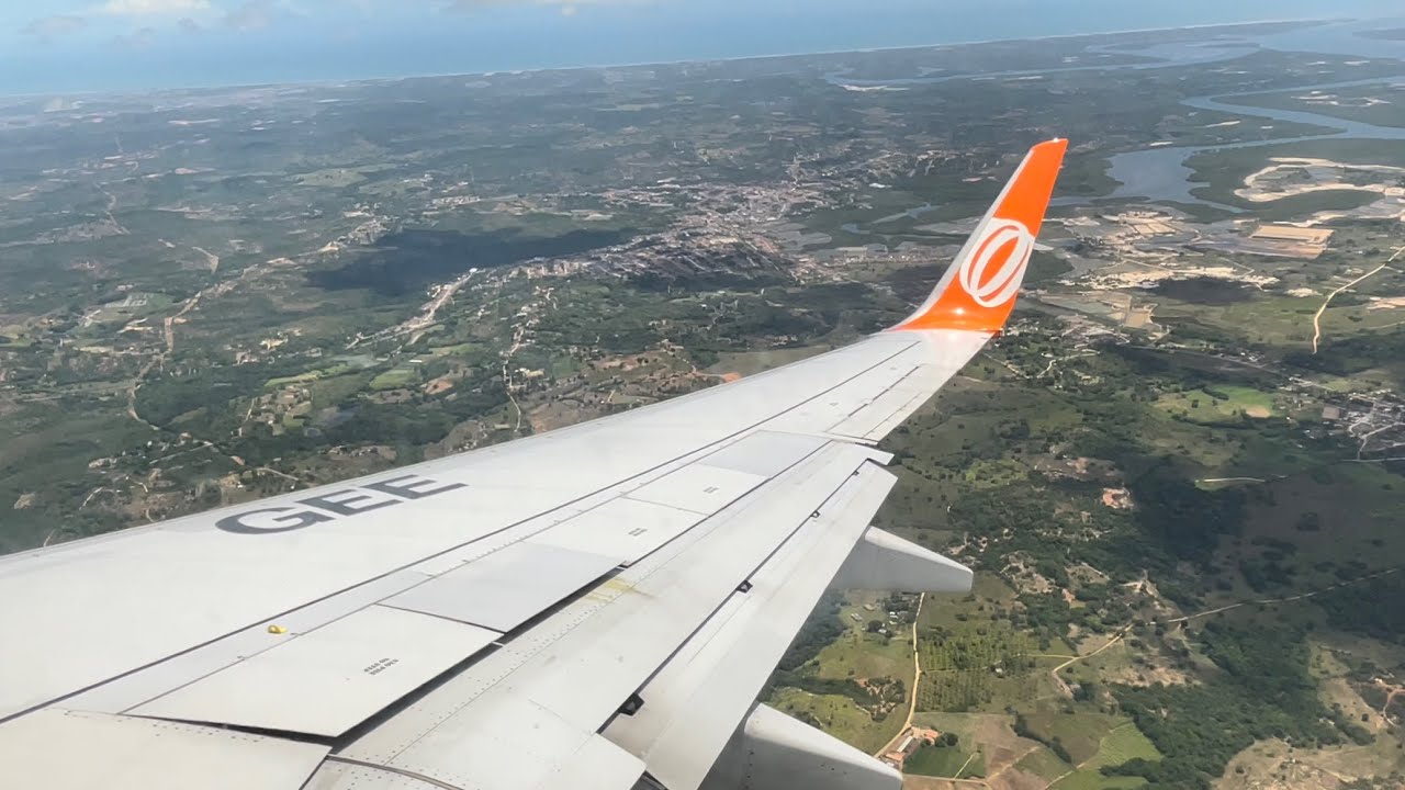 Pouso em Aracaju no Boeing 737-700 GOL