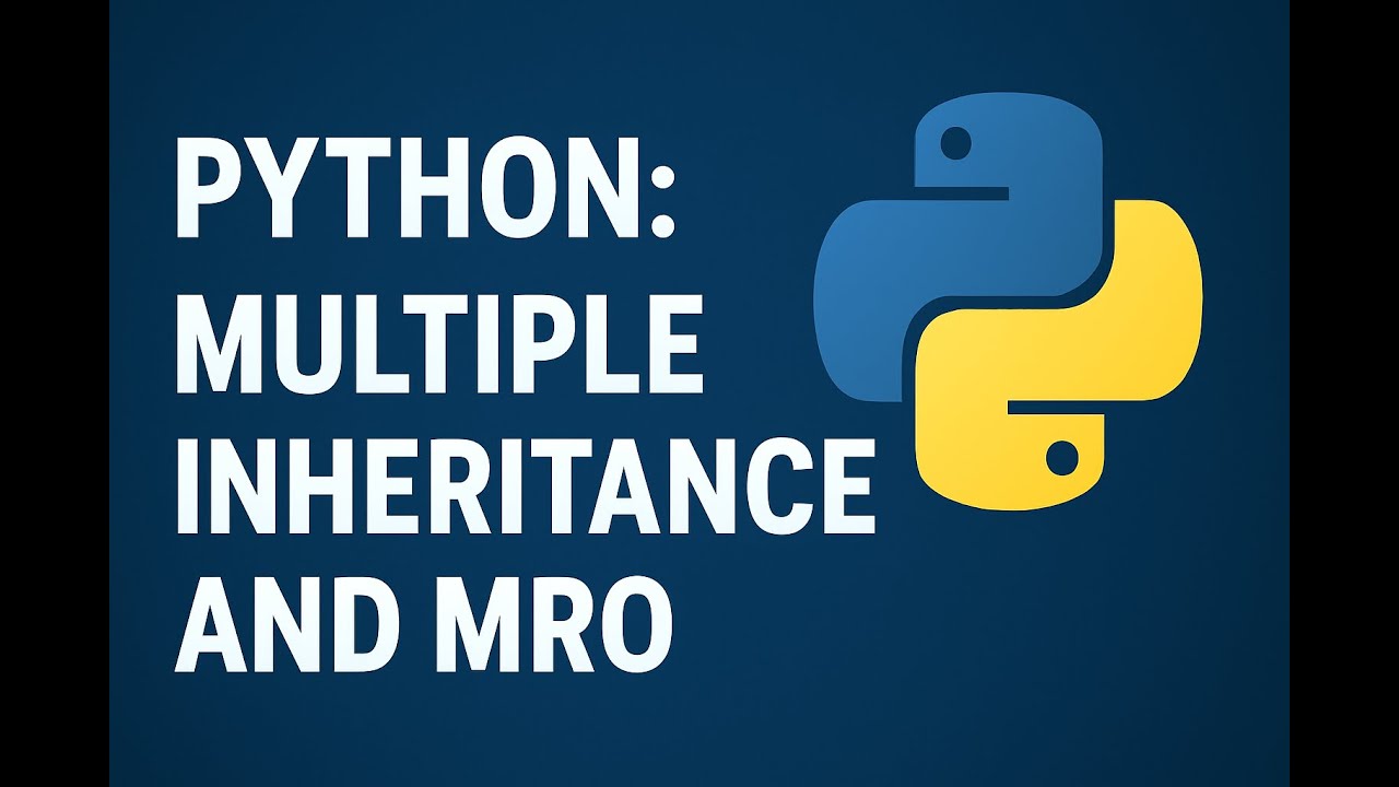 Python: Multiple Inheritance and MRO