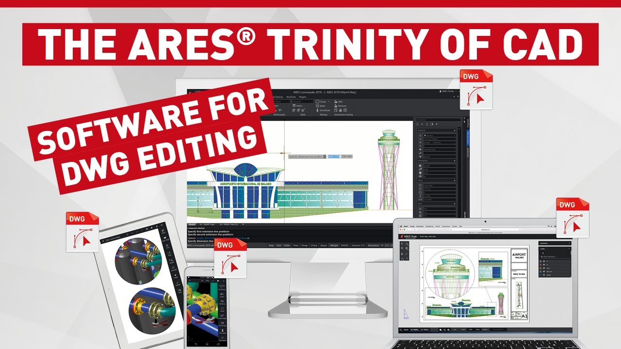 The ARES® Trinity of CAD Software for DWG editing