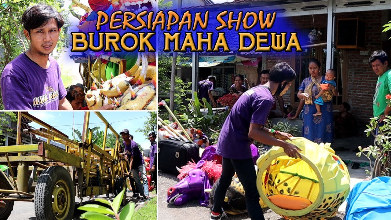 ПОДГОТОВКА К ВЫСТАВКЕ MAHA DEWWA'S BUROK ART SHOW
