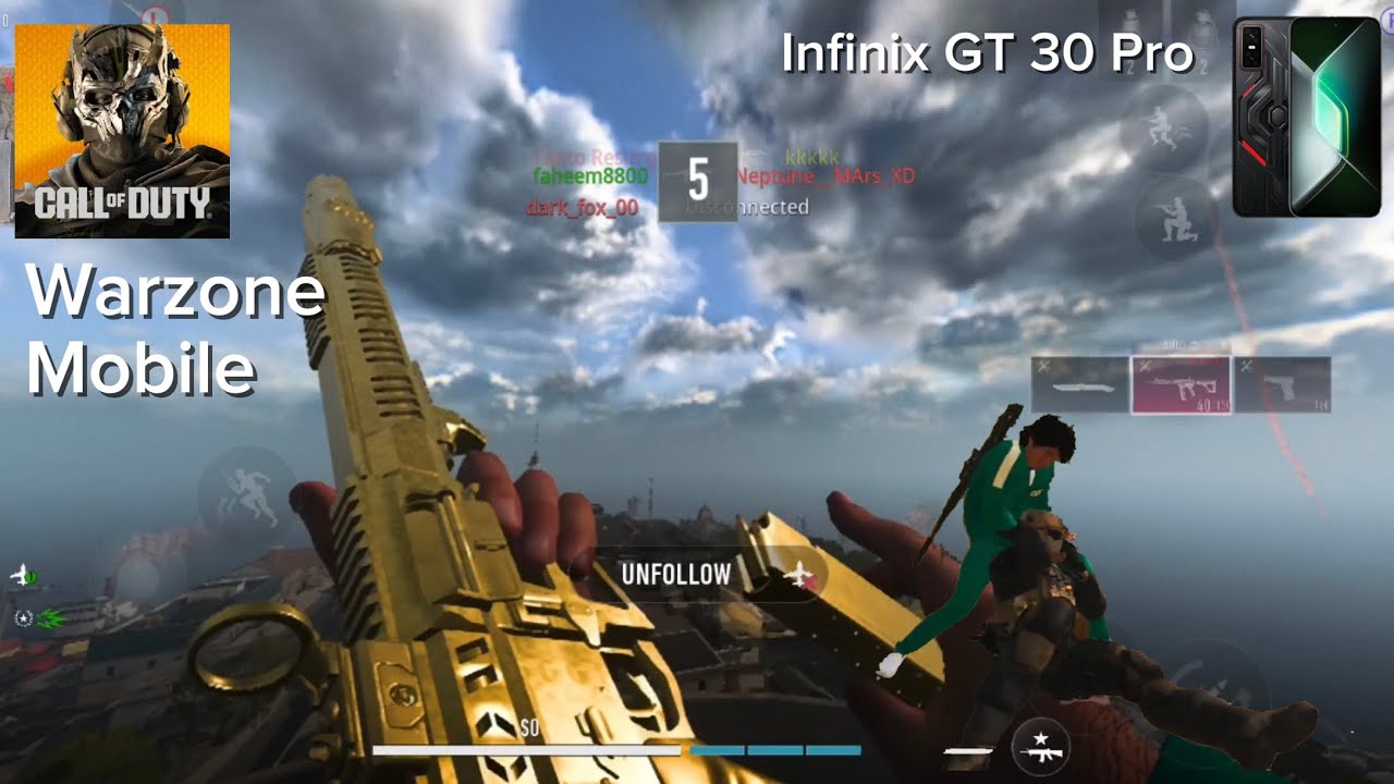 Warzone Mobile  X Infinix GT 30 Pro เมื่อโทรศัพท์ร้อน🥵 #ezpp