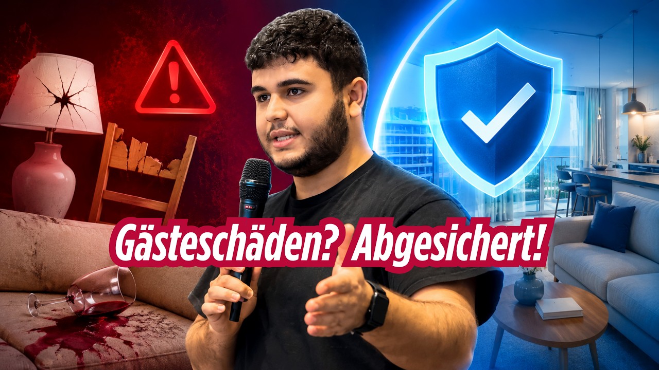 NEU! Gastschaden Versicherung ✅ Schäden durch Gäste absichern | Ferienwohnung & Kurzzeitvermietung 🏠