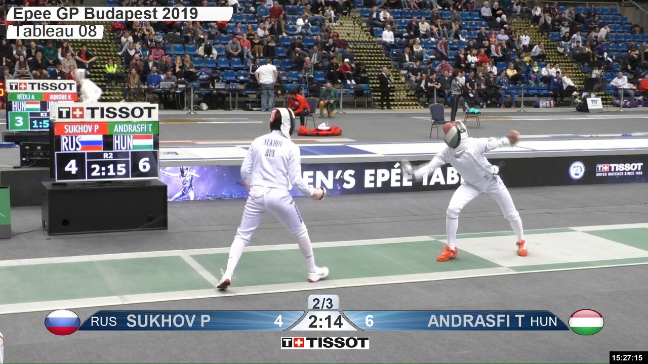 2019 112 T08 03 M E Individual Budapest HUN GP GREEN ANDRASFI HUN vs SUKHOV RUS