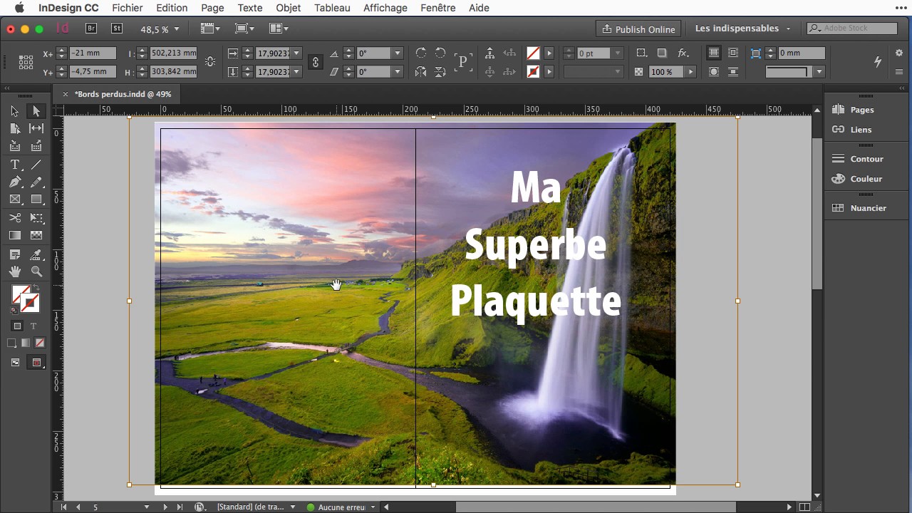 Comprendre les fonds perdus pour les documents d'impression