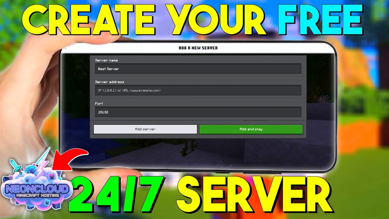 How to Make FREE 24/7 Server In Minecraft Pocket/Bedrock Edition 🫡 | Best Minecraft Server Hosting✅