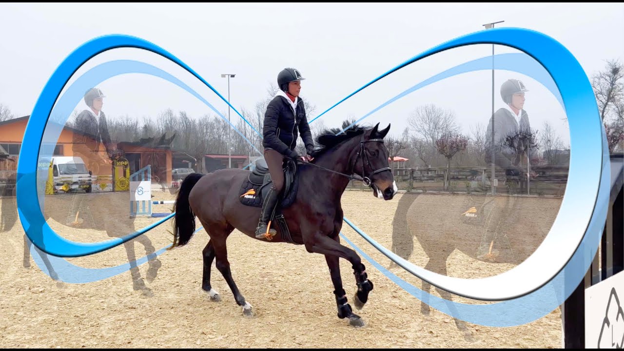 Esercizio serpentino - Equitazione con Laurettarider - Laura Lorenzetti