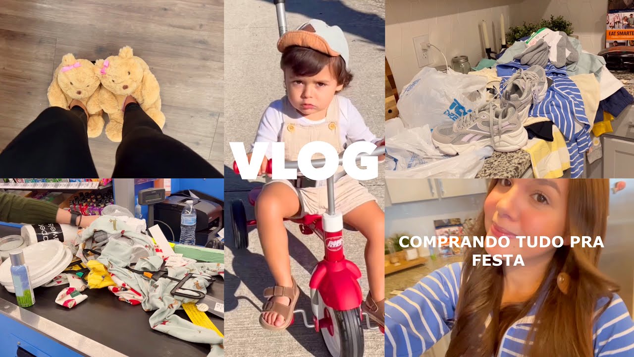 COMPRANDO TUDO PRA FESTA DE 3 ANOS DO MEU FILHO😍 FUI PEGAR O BOLO DELE 🥳
