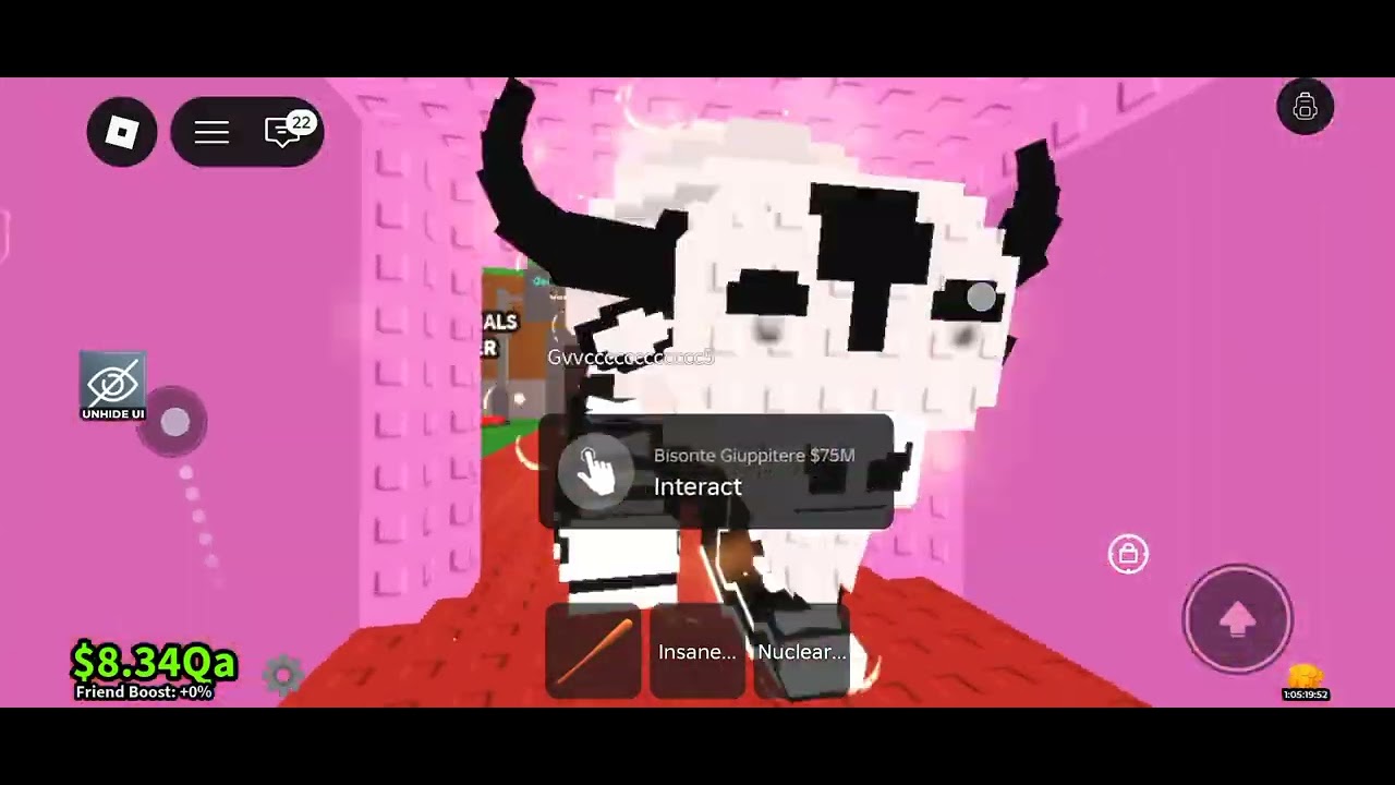 Playing Roblox Sammy's base