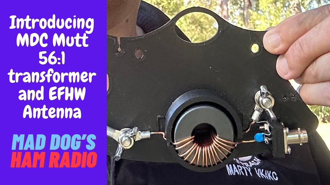 MDC Mutt End Fed Half Wave transformer and Antenna
