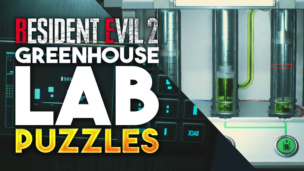 RE2 Greenhouse Lab Puzzle Codes! 1st & 2nd Run/Playthrough Solution! Resident Evil 2 Remake