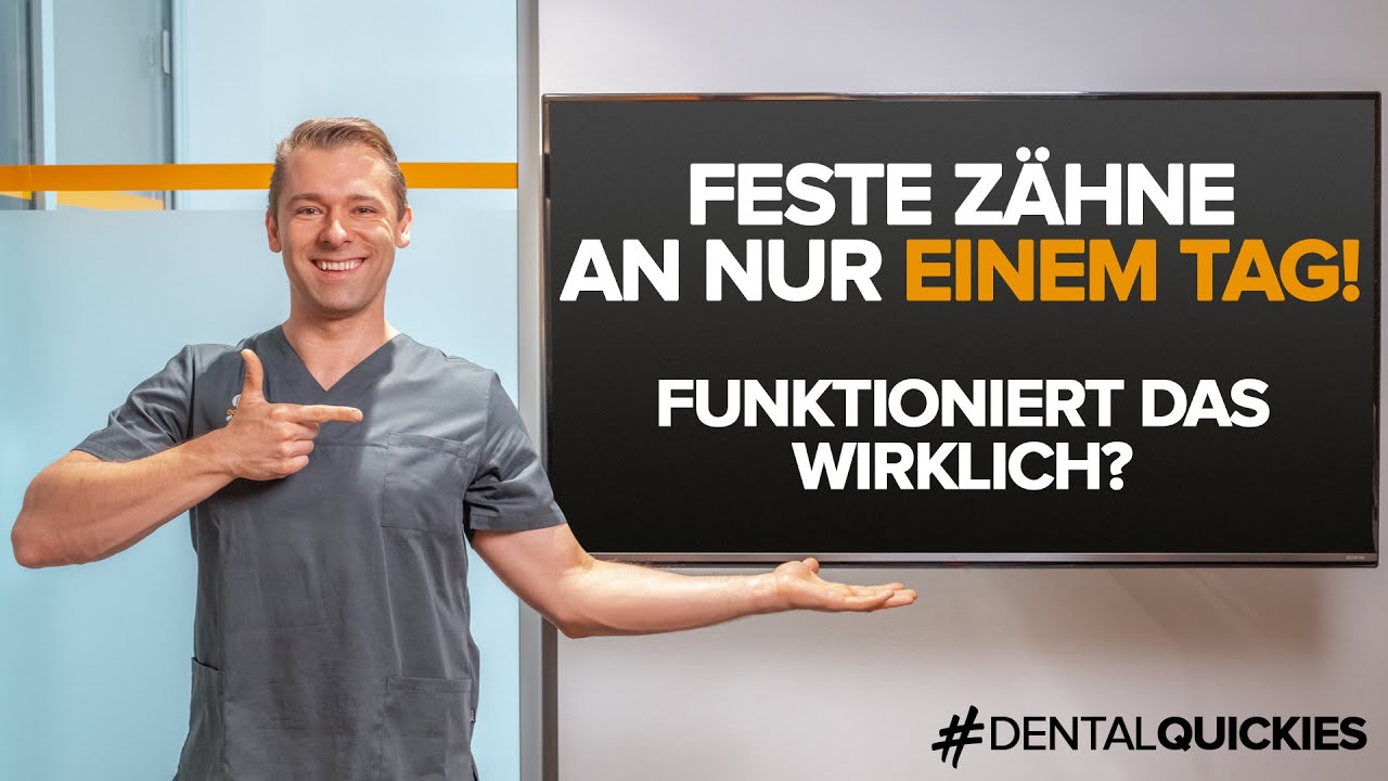 Feste Z&auml;hne an nur 1 Tag - So funktioniert das! All on 4 / All on 6