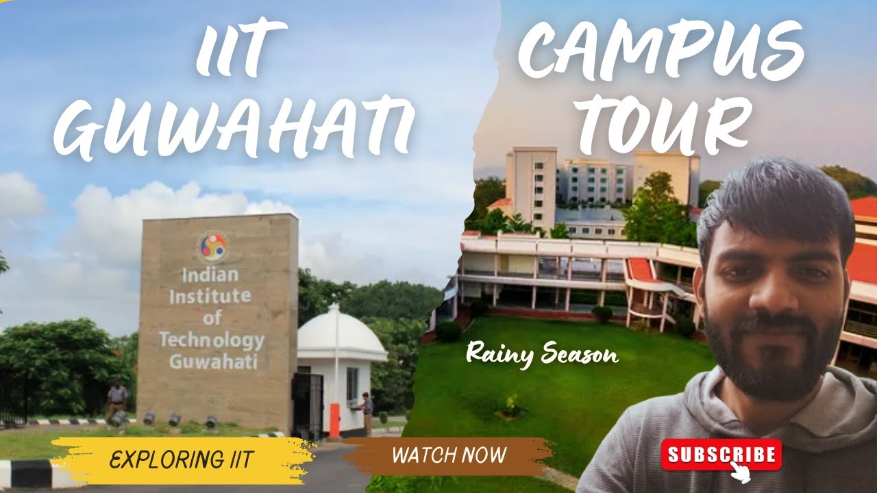 IIT Guwahati Campus Tour 2025 | Hostel Life | Rainy Day | Scenic Views | Kapil Unstoppable