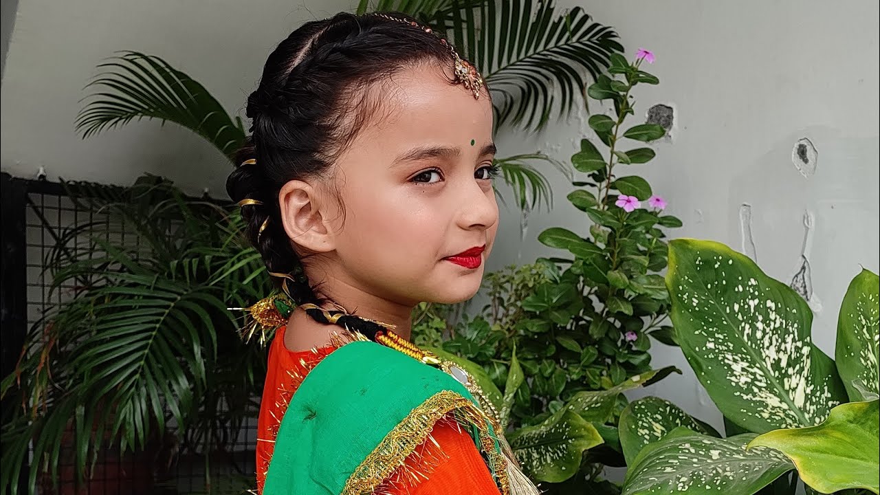Ishu ka punjabi Look || paranda hair style for kids || bacho ka punjabi look kese kre
