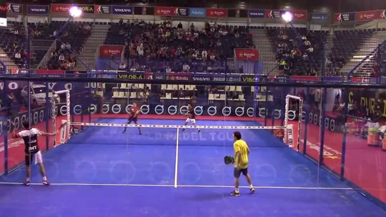 Paquito Navarro y Maxi Grabiel en su &uacute;ltimo juego como pareja. Estrella Damm Masters Finals