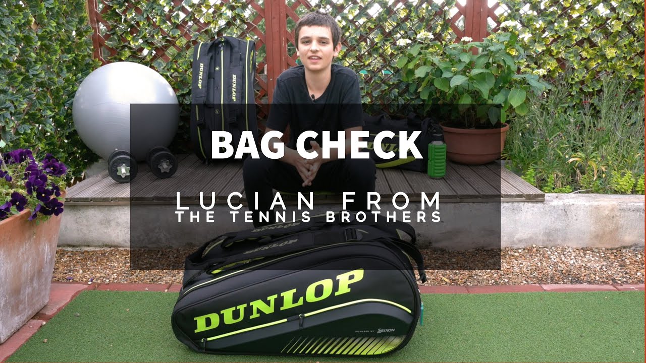 Bag check: Lucian from the tennis Brothers