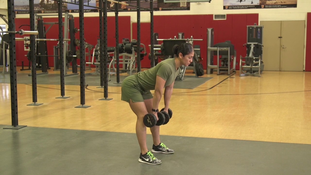 U.S. Marine Corps Fitness - Dumbbell Romanian Deadlift