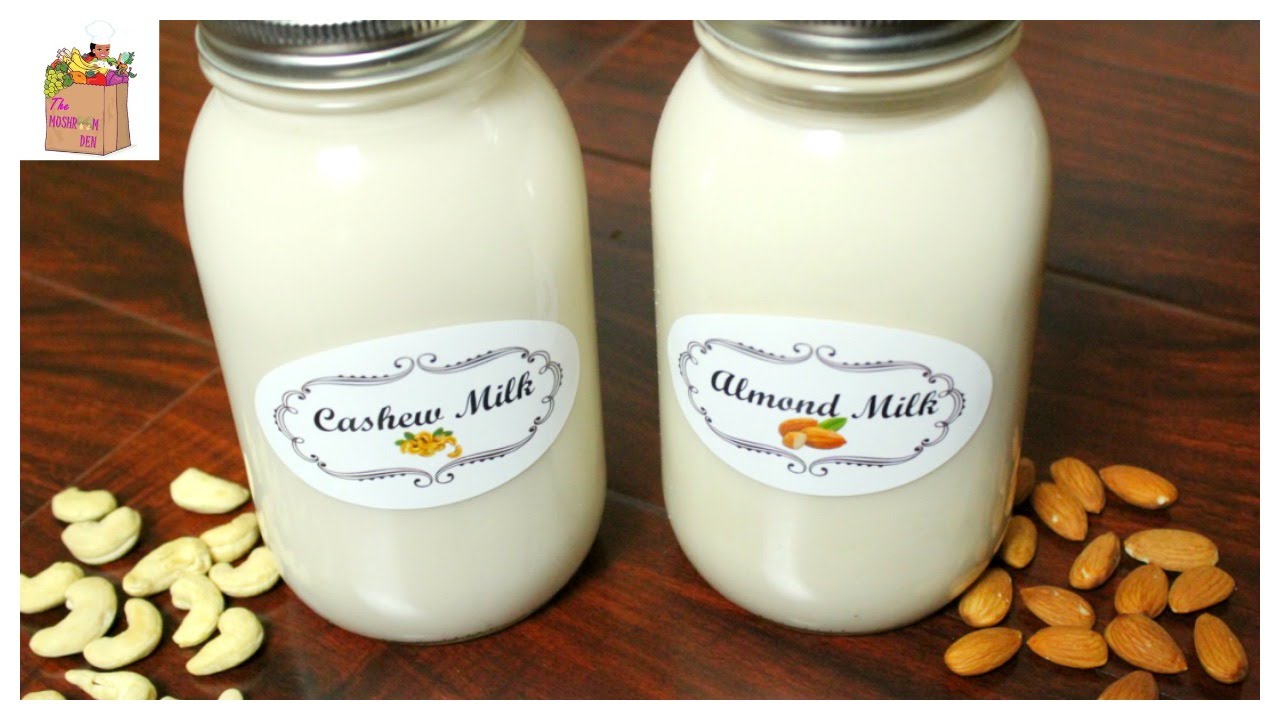Lait de Cajou et d'Amande | The Mushroom Den