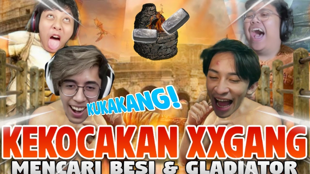 KEKOCAKAN XXGANG Mencari Besi & Gladiator - Ark Ascended Part 2