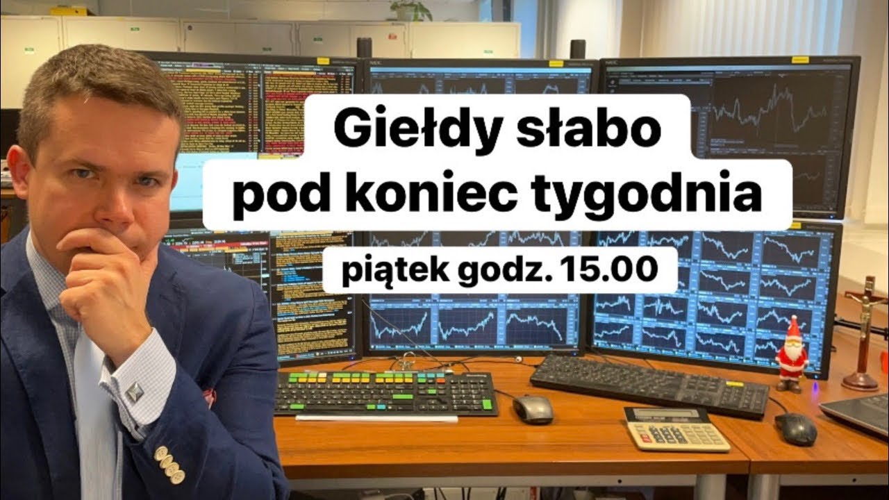 💥Giełdy słabo pod koniec tygodnia💥