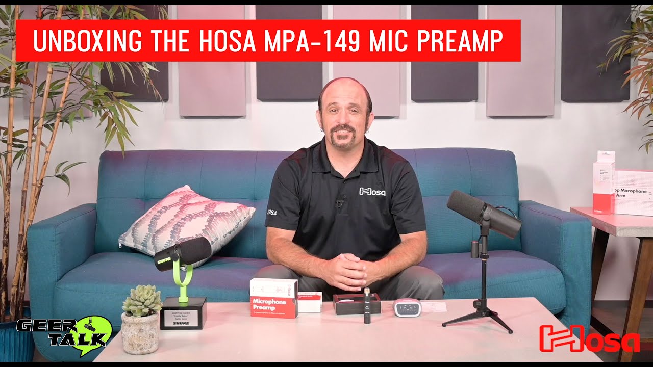 Hosa MPA-149 Microphone Preamp Unboxing