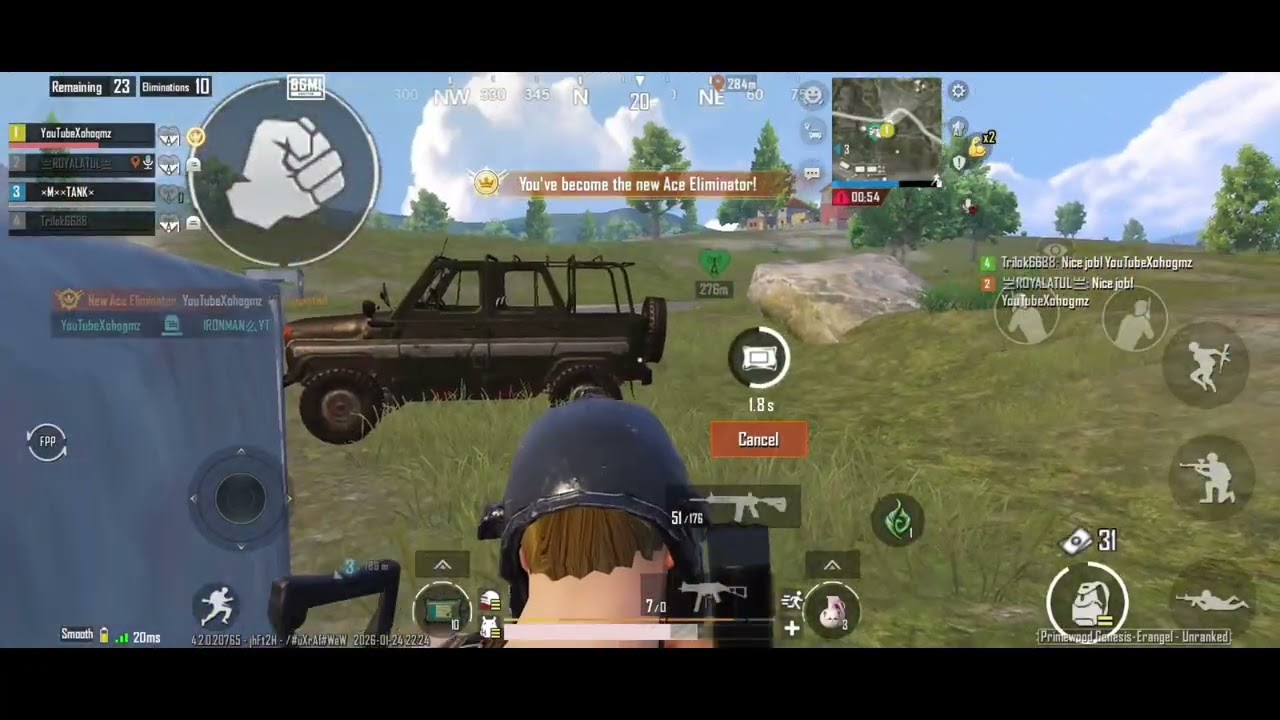 Best Erangal Game Play Clutch Fight 1V2 & 3 Best 12 Kills😰