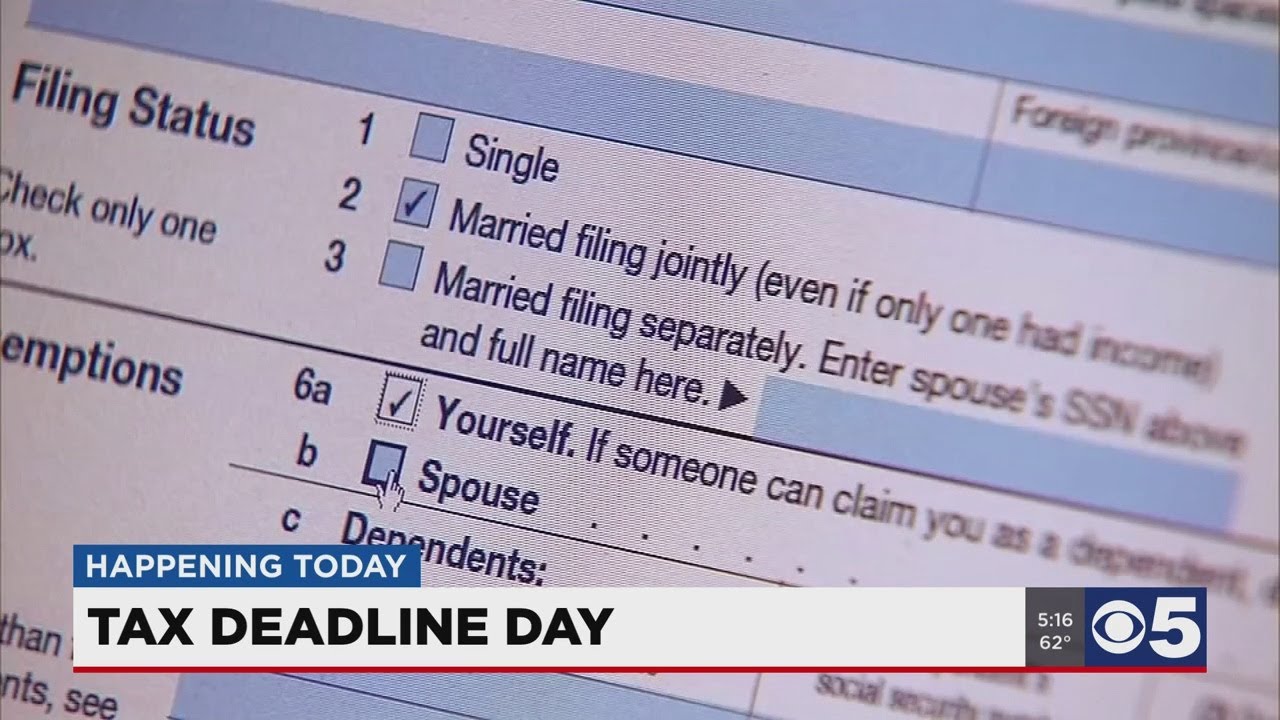 LAST CALL: Tax Day is today