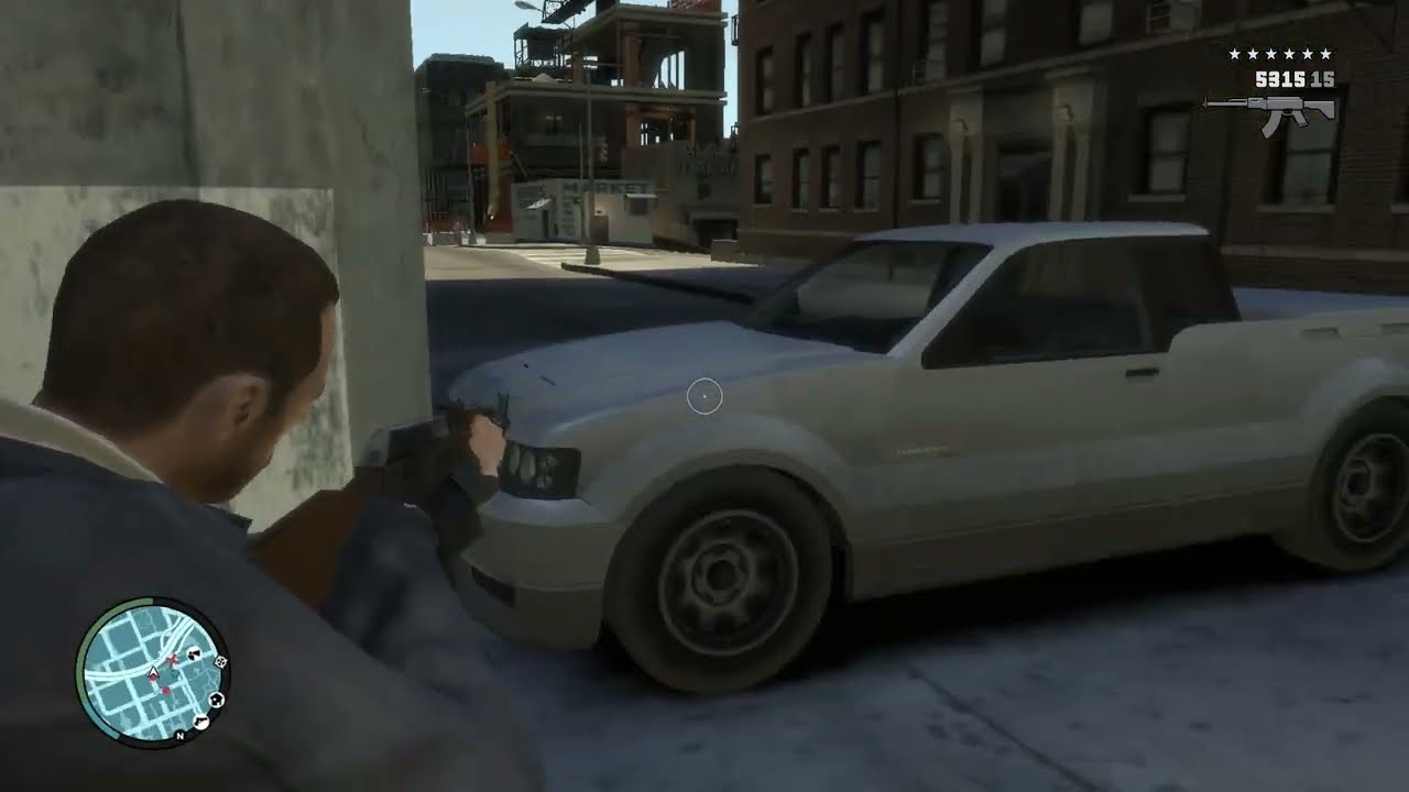 GTA 4 - FIB Sniper Rampage + Six Star Escape