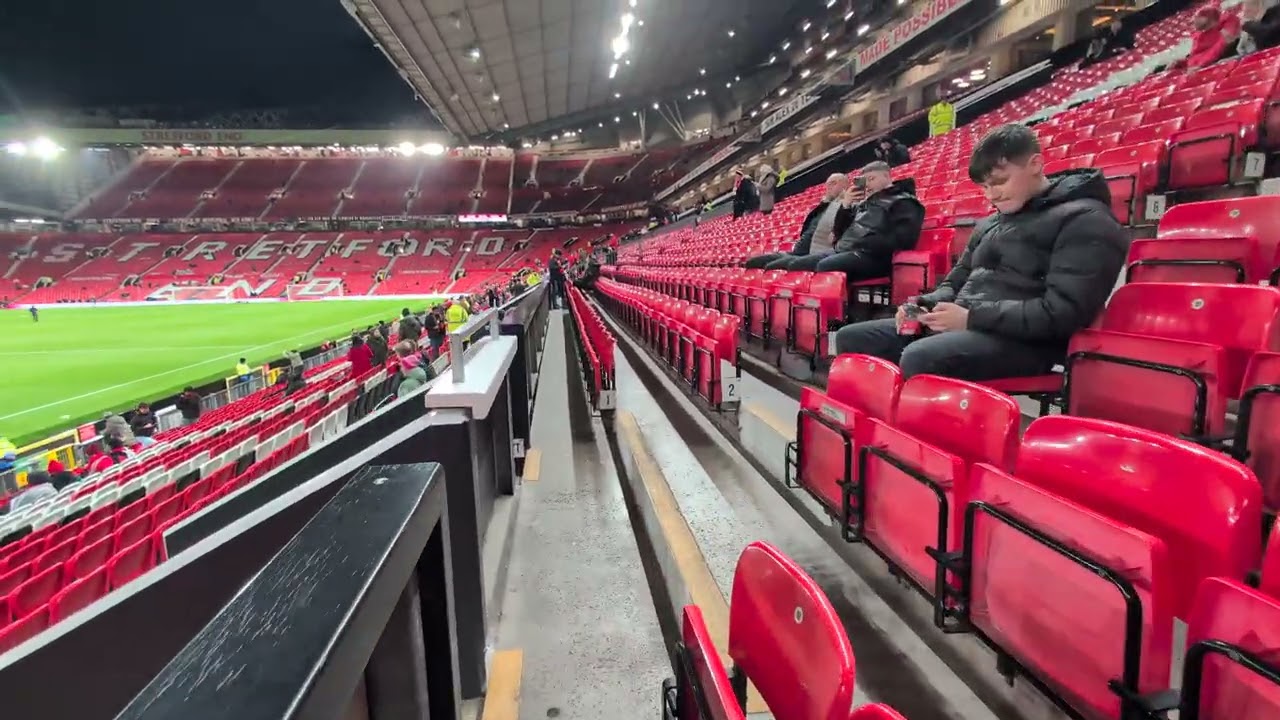 Inside old Trafford 