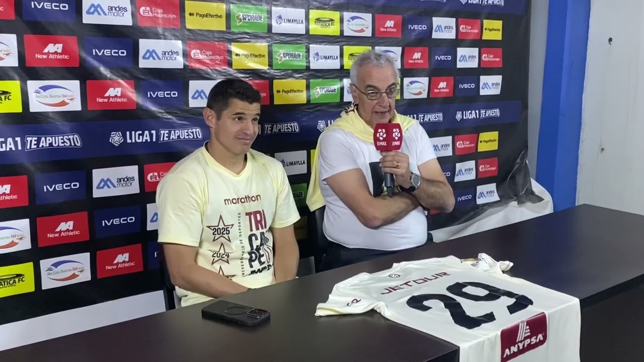 Universitario Tricampe&oacute;n: La conferencia completa de Jorge Fossati y Aldo Corzo desde Tarma.