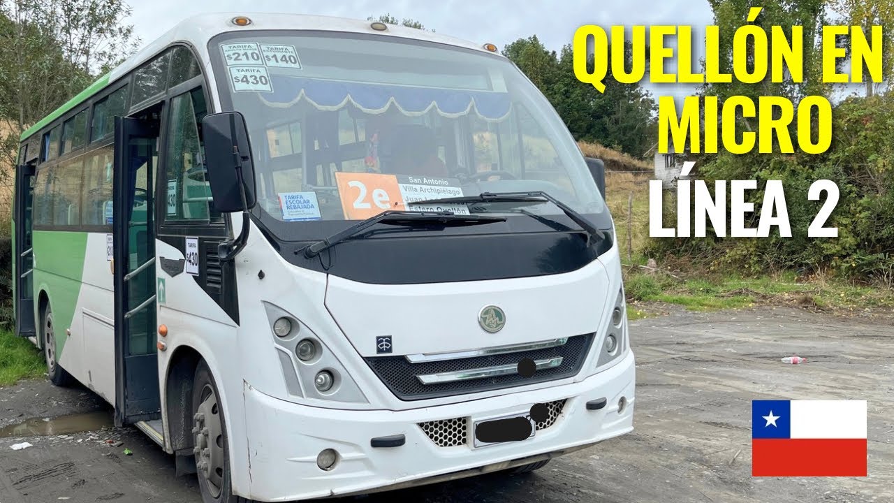 QUELLÓN EN MICRO - Recorrido Línea 2 🚍🇨🇱