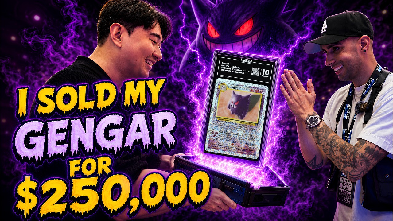I SOLD THE MOST EXPENSIVE GENGAR IN THE WORLD! | Front Row Las Vegas Pokemon Vendor POV