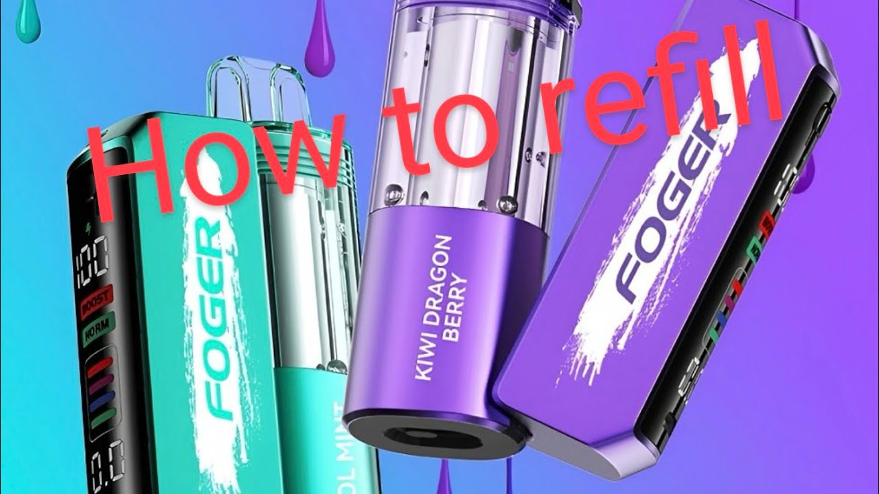 How to refill your disposable Foger vape cartridges
